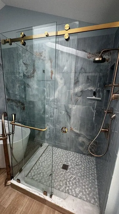 Corner Sliding Shower Door