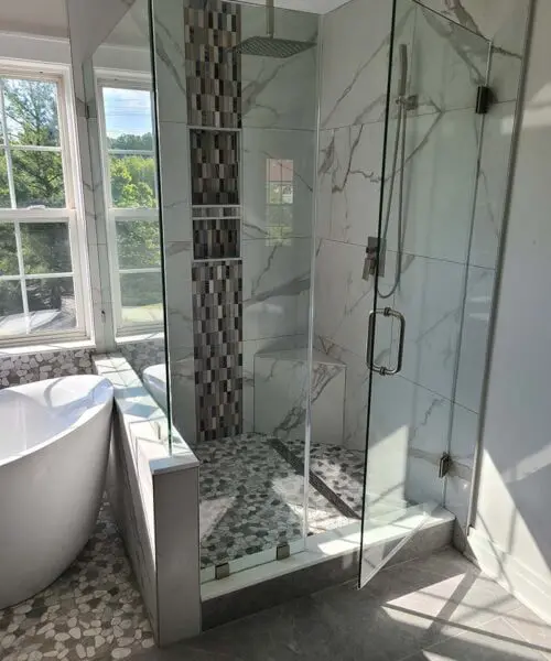 Custom Frameless Glass Shower