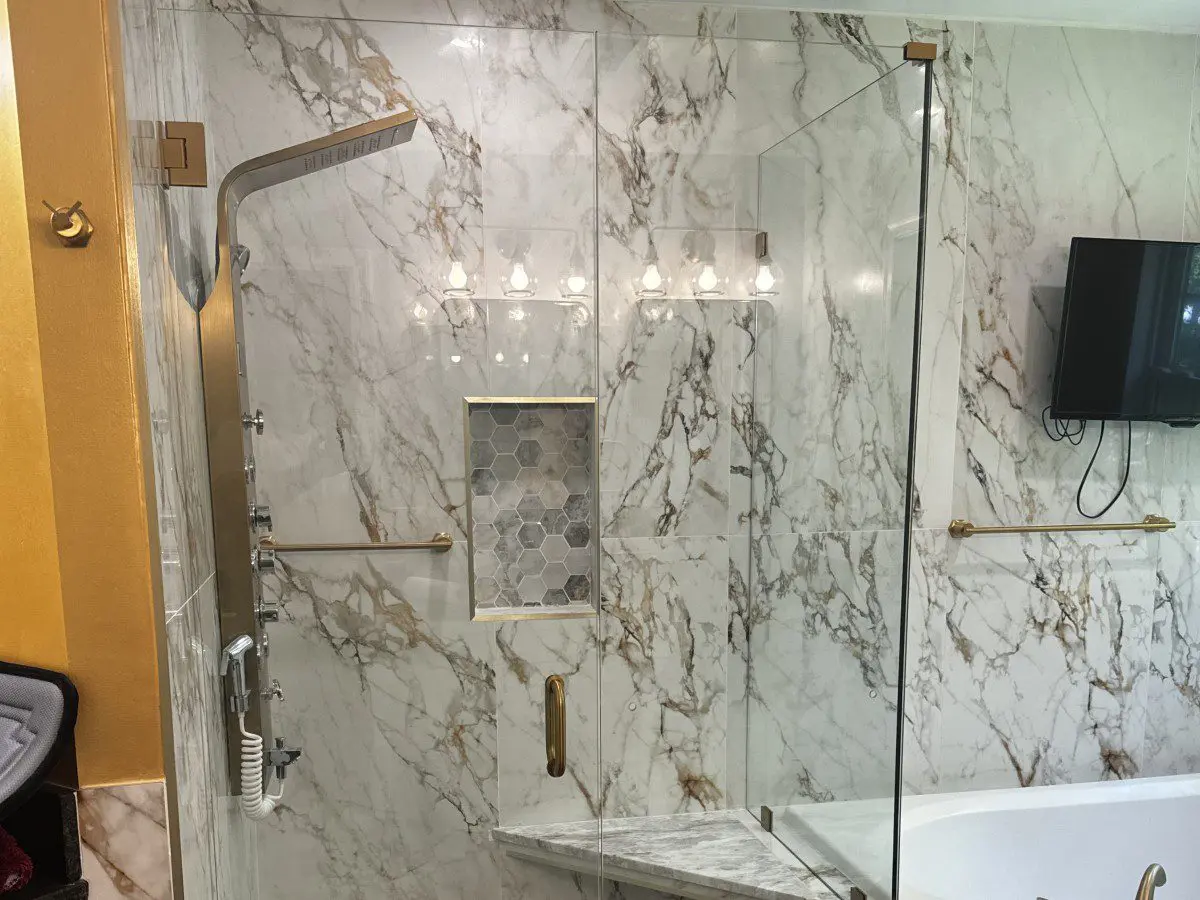 frameless glass shower doors