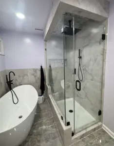 Corner Swing Shower