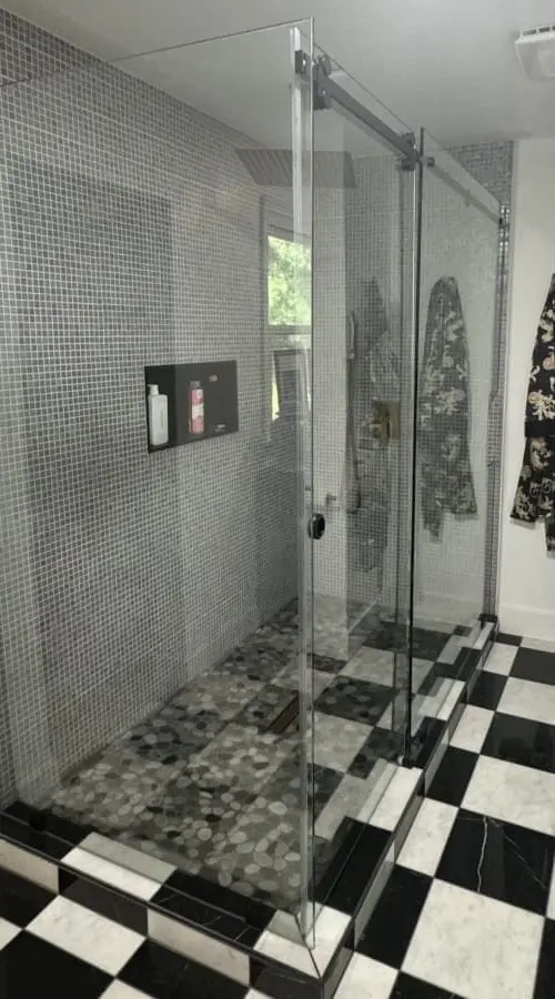 Corner Sliding Shower