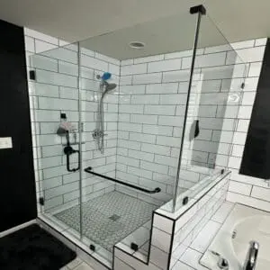 Corner Shower Door