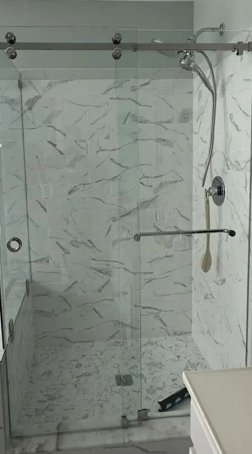 Corner Sliding Shower