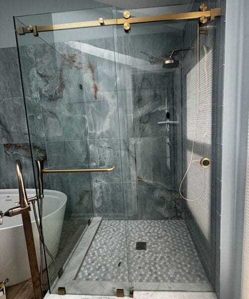 Frameless Corner Sliding Door