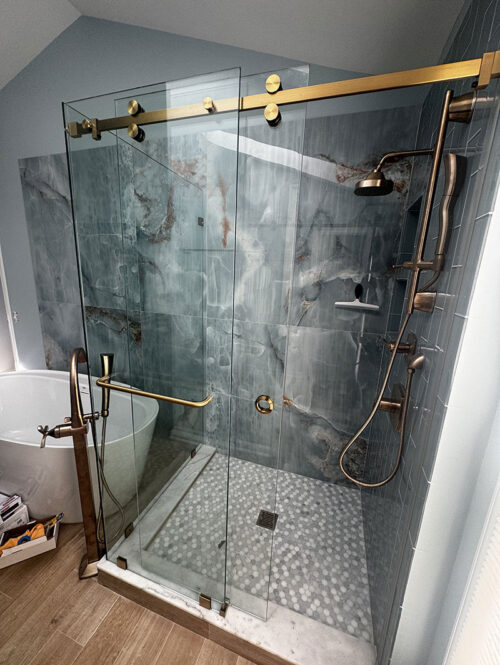 Corner Sliding Shower Door