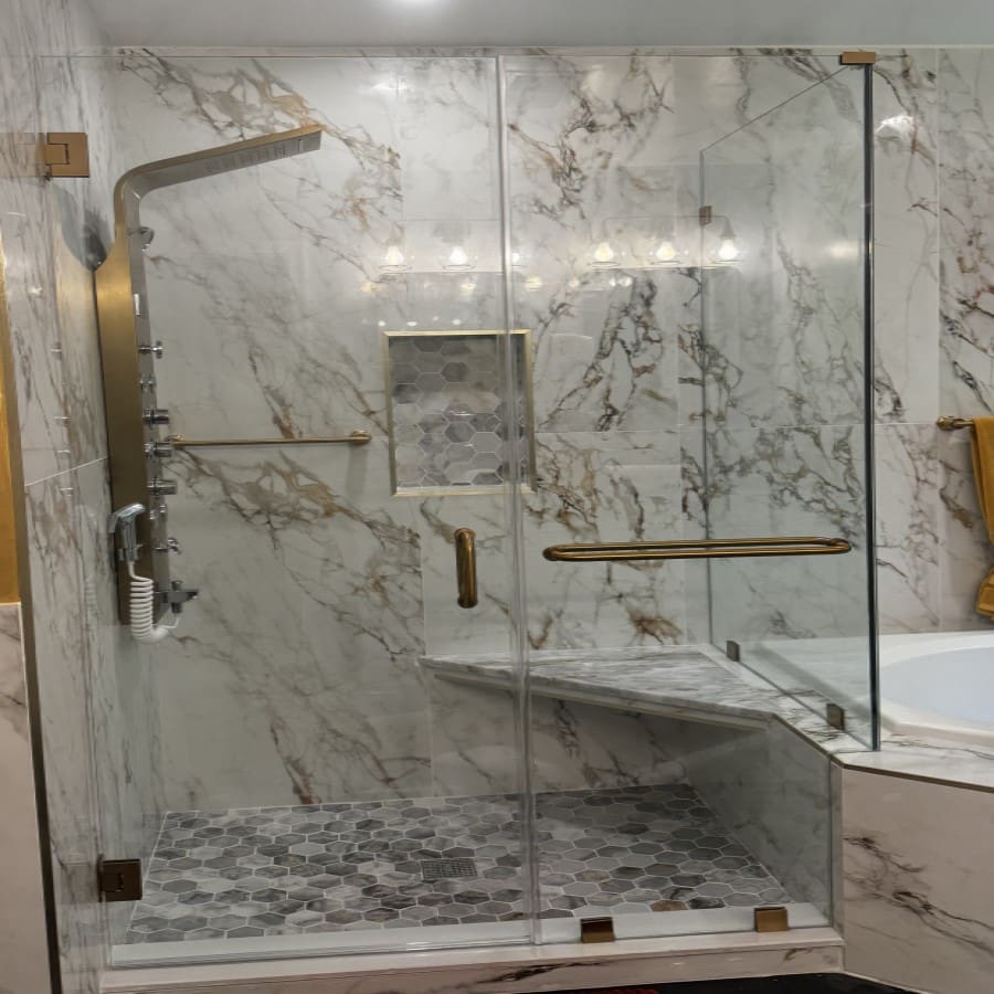 glass shower door